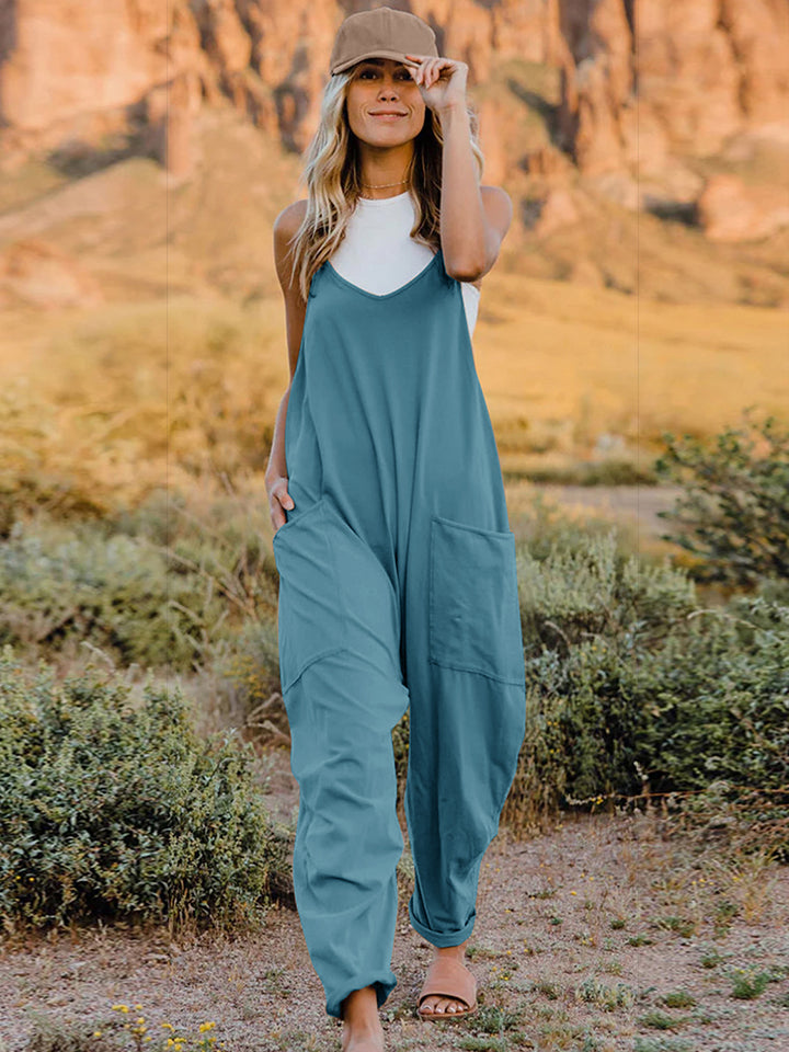 Double Take Sleeveless Jumpsuit