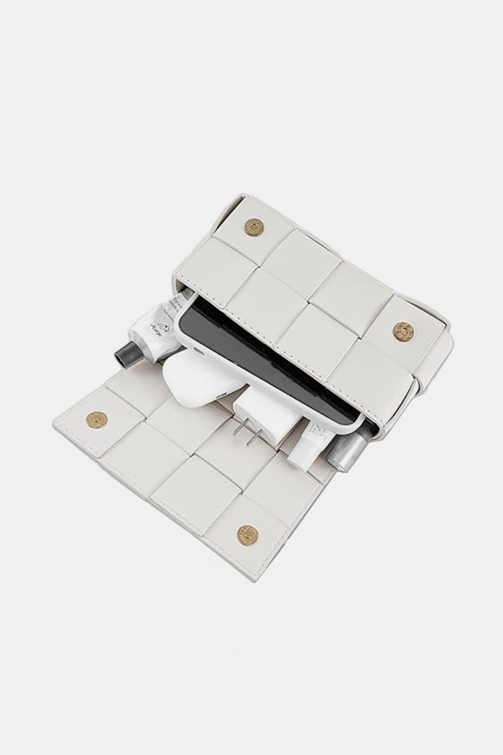 Woven Charm Crossbody