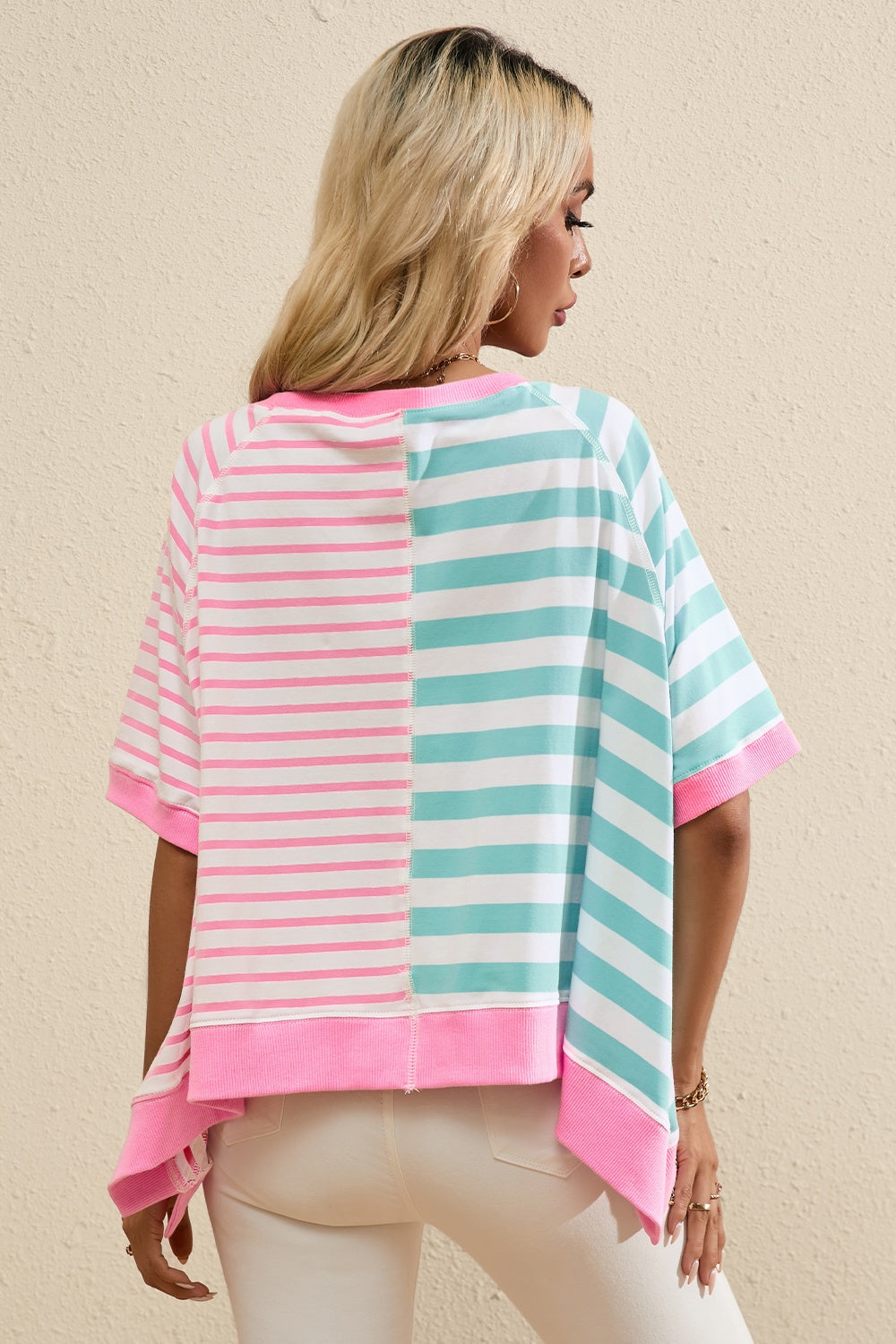 Dual Tone Striped Shirt