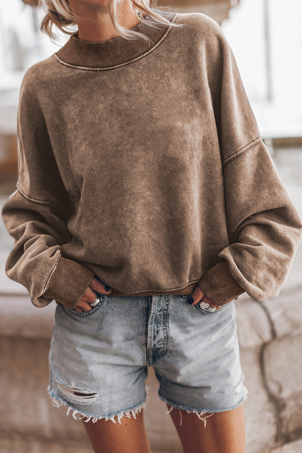 Dropped Shoulder Sweatshirt