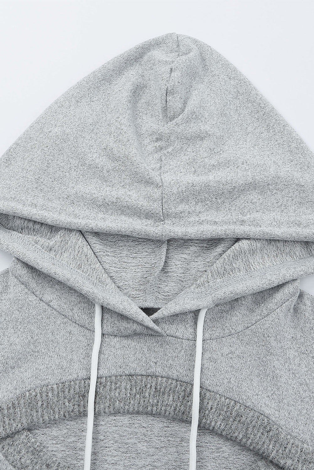 Cutout Drawstring Hoodie