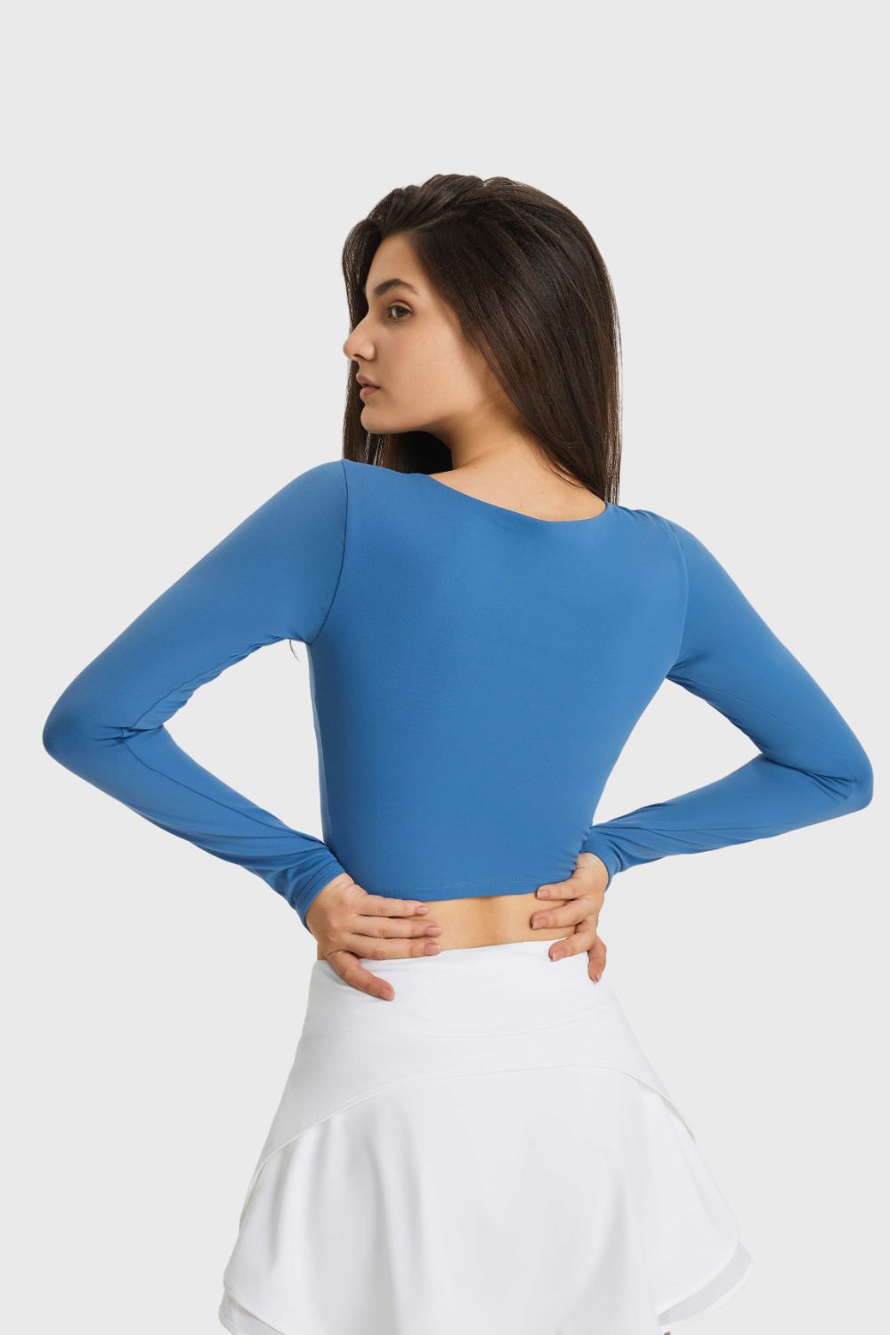 Cutout Cropped Sports Top