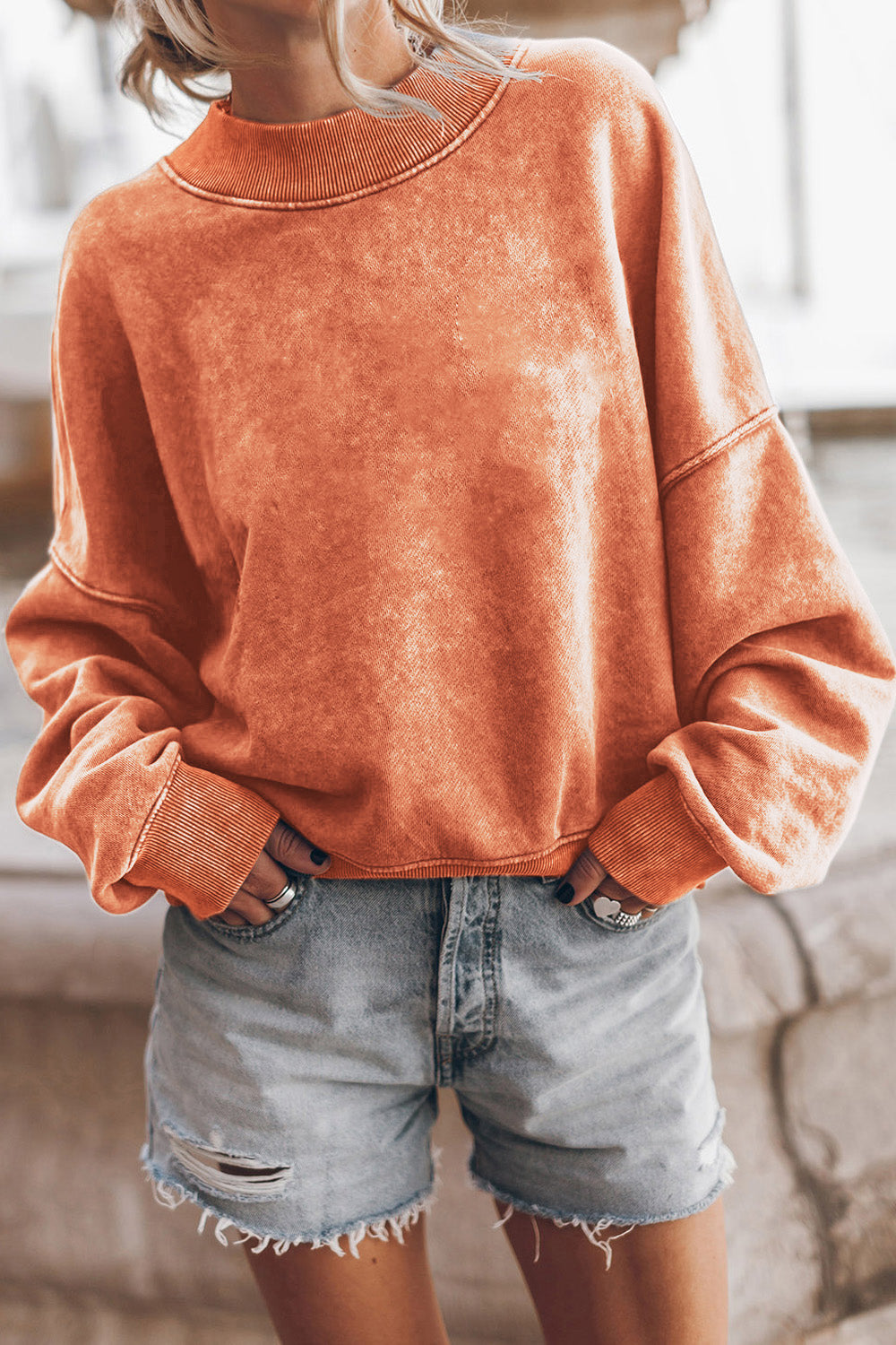 Dropped Shoulder Sweatshirt