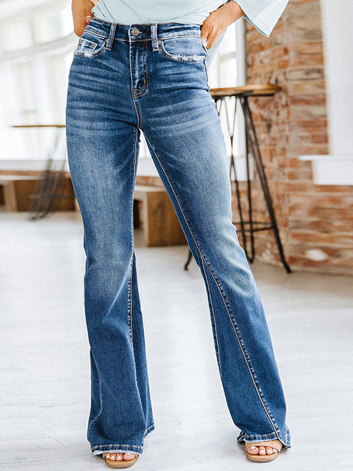 WhiskerWash Bootcut Jeans