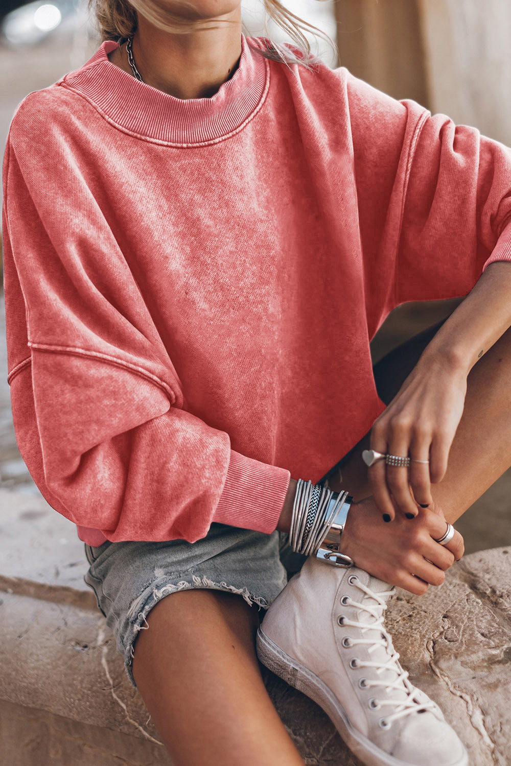Dropped Shoulder Sweatshirt