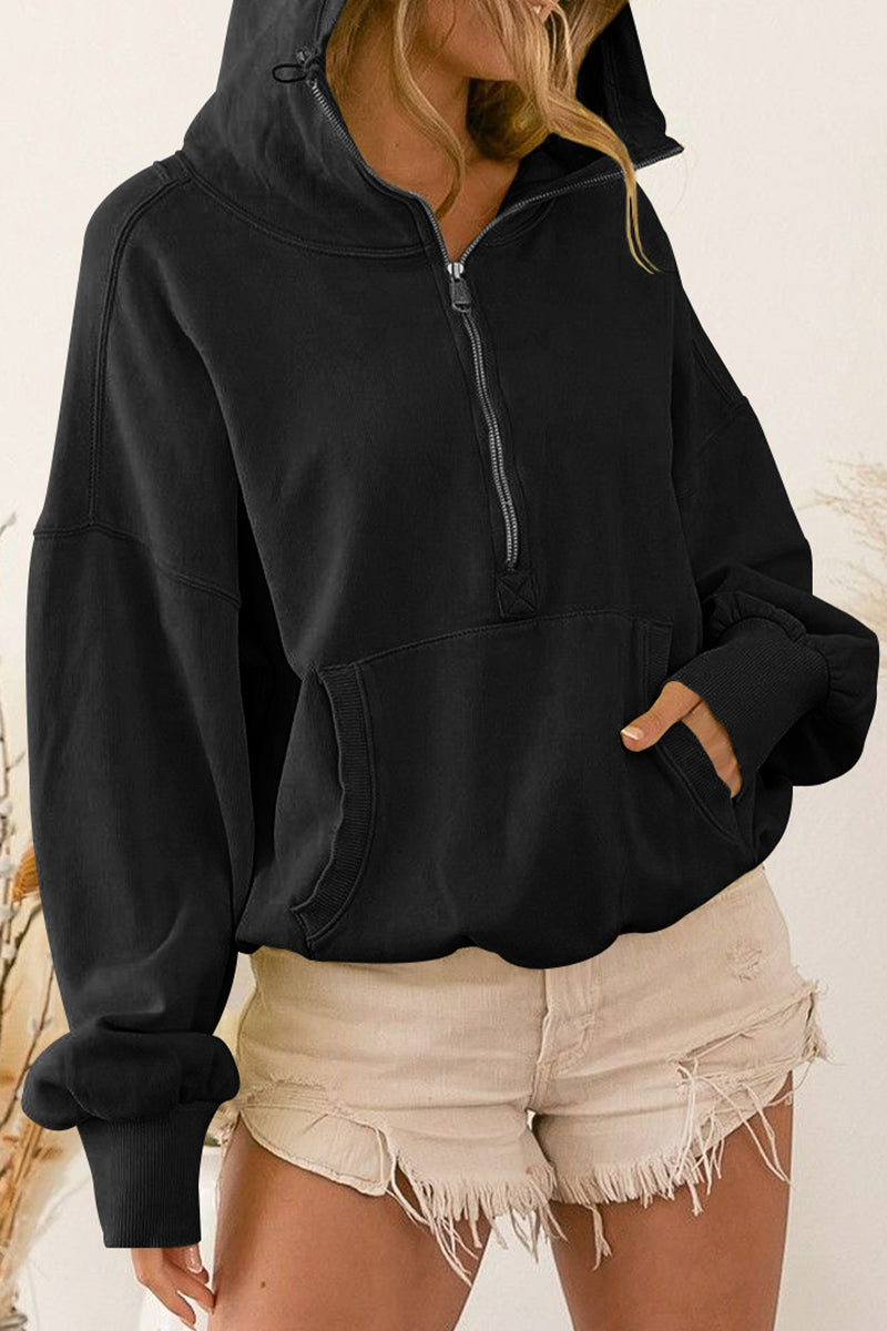 Dropped Shoulder Hoodie