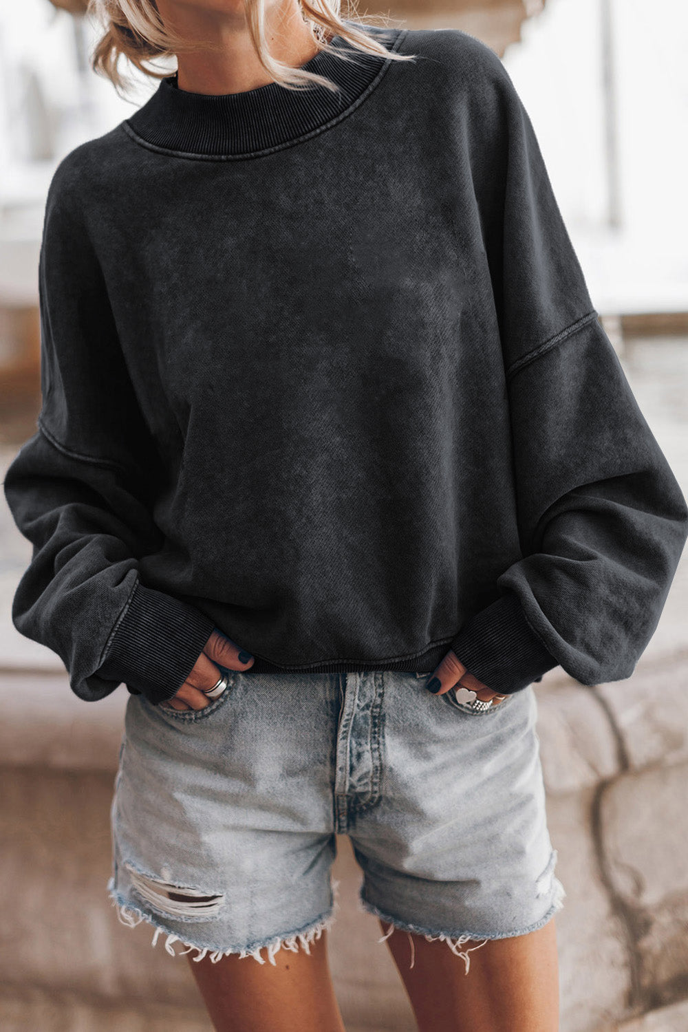 Dropped Shoulder Sweatshirt