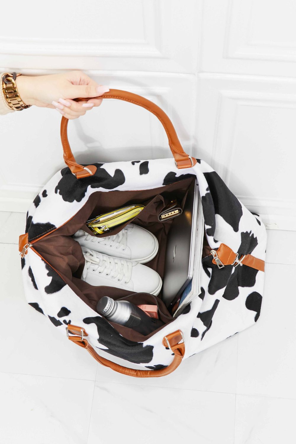 Animal Print Weekender Bag