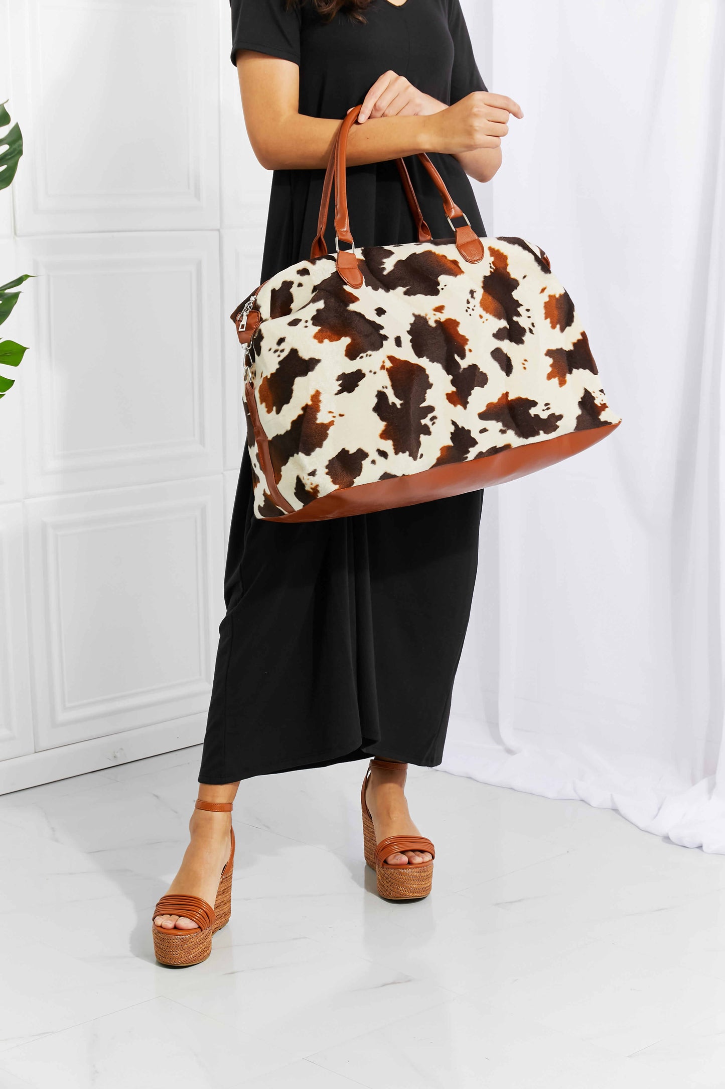 Animal Print Weekender Bag