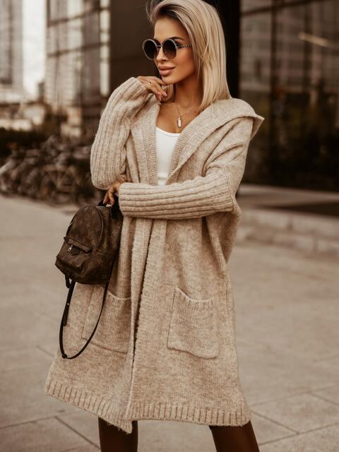 SIMPLE LIVE Hooded Cardigan