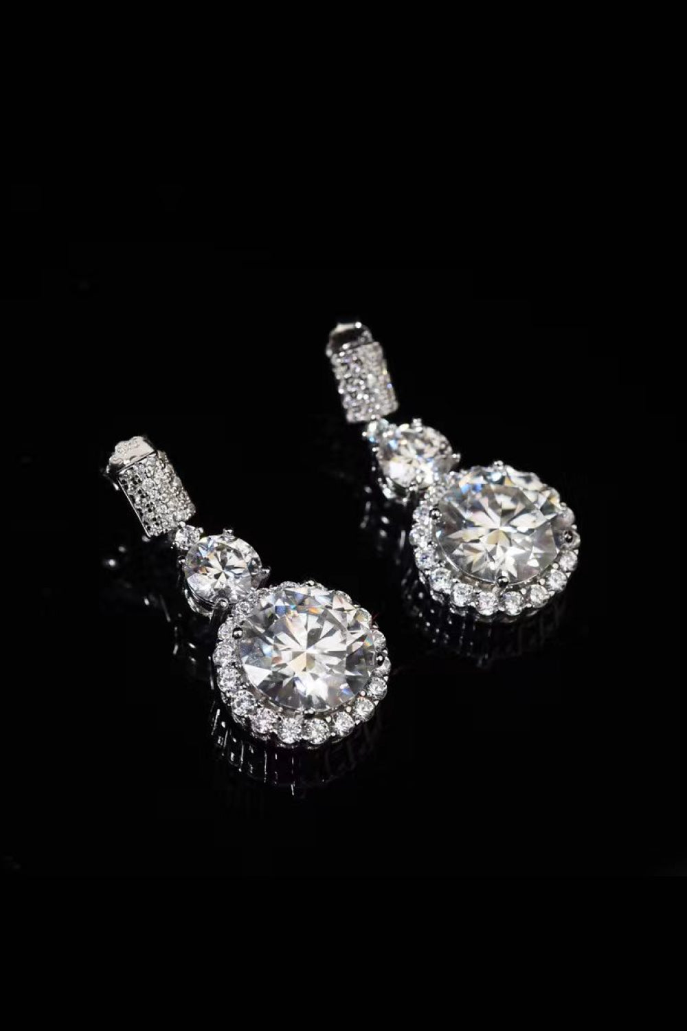 Moissanite Drop Earrings