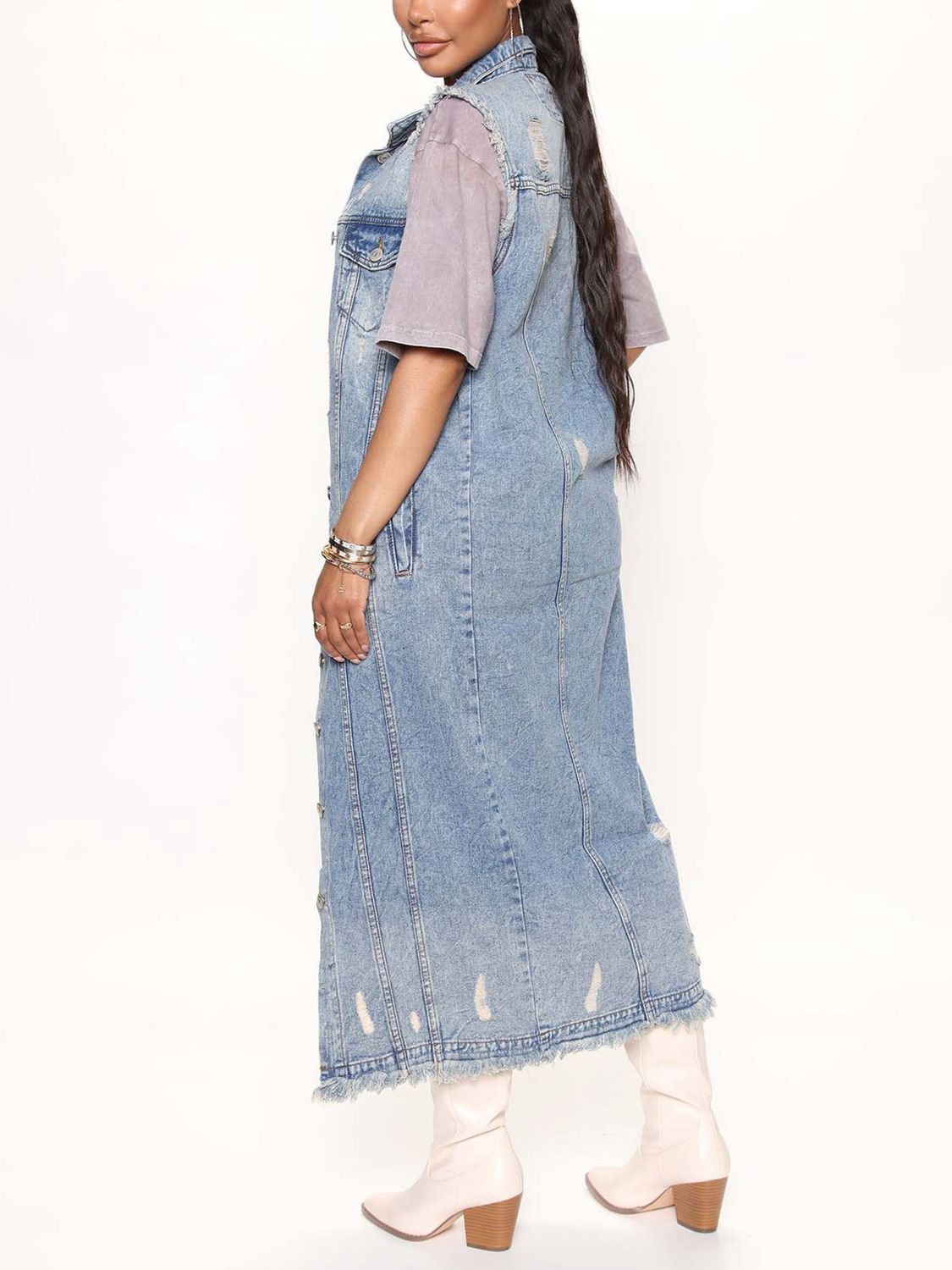 Sleeveless Denim Jacket