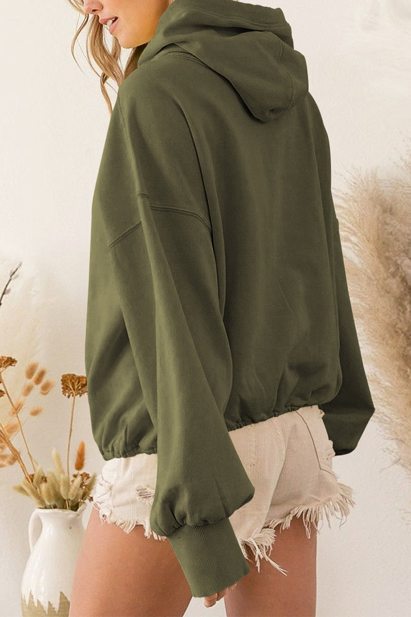 Dropped Shoulder Hoodie