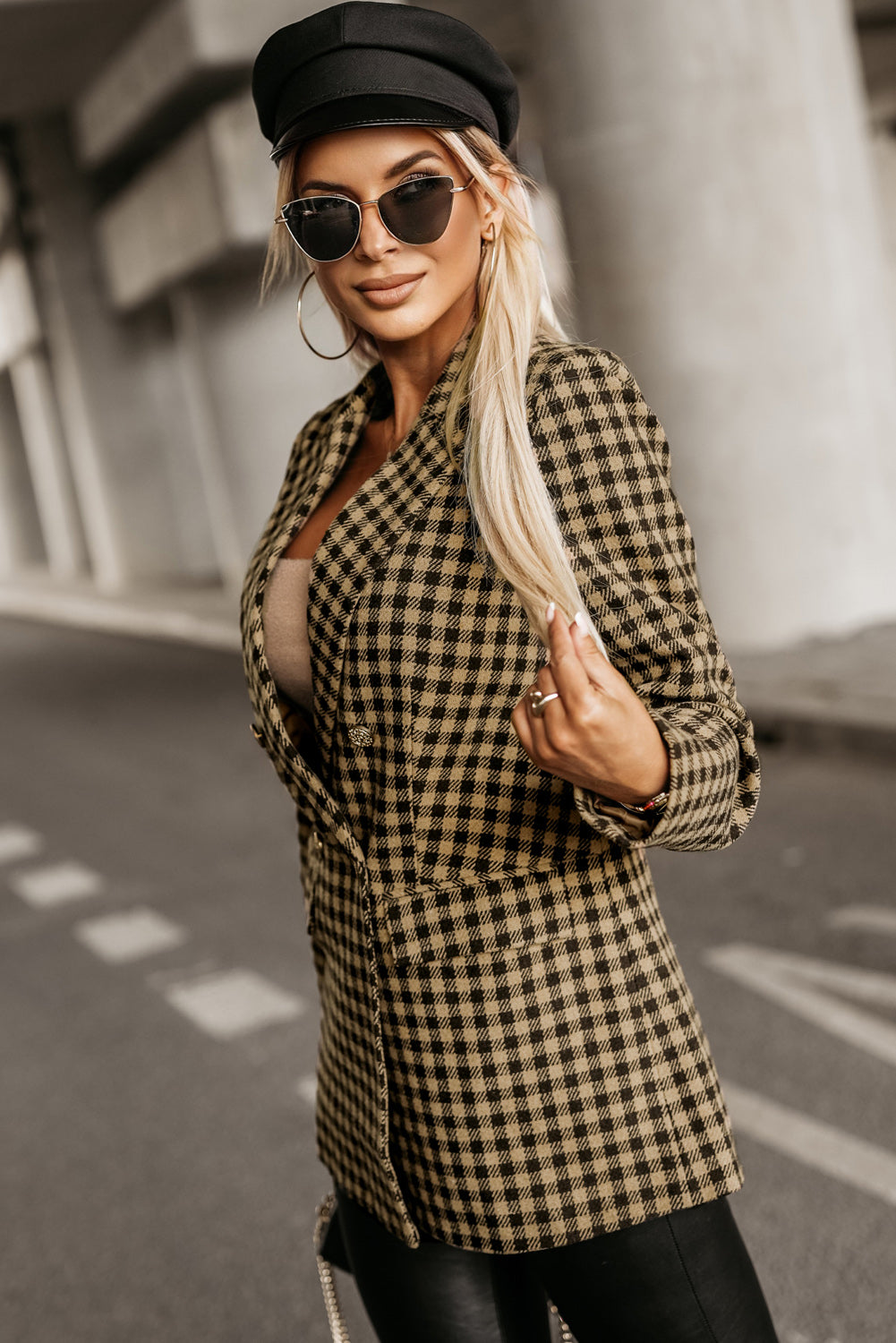 Plaid Blazer