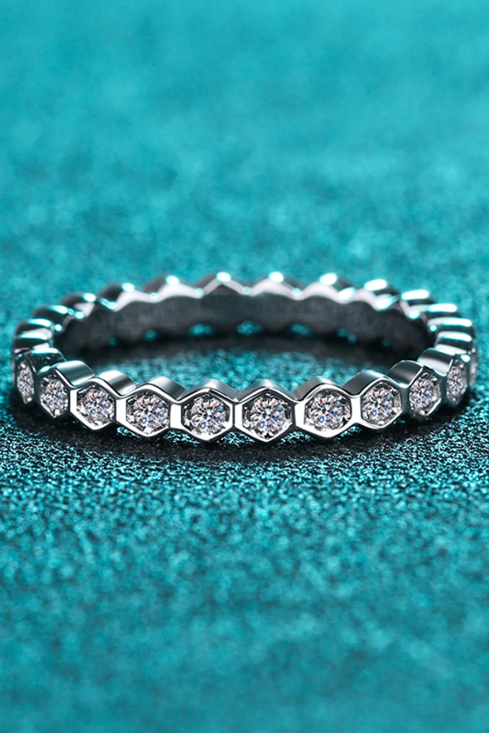 Moissanite Eternity Ring