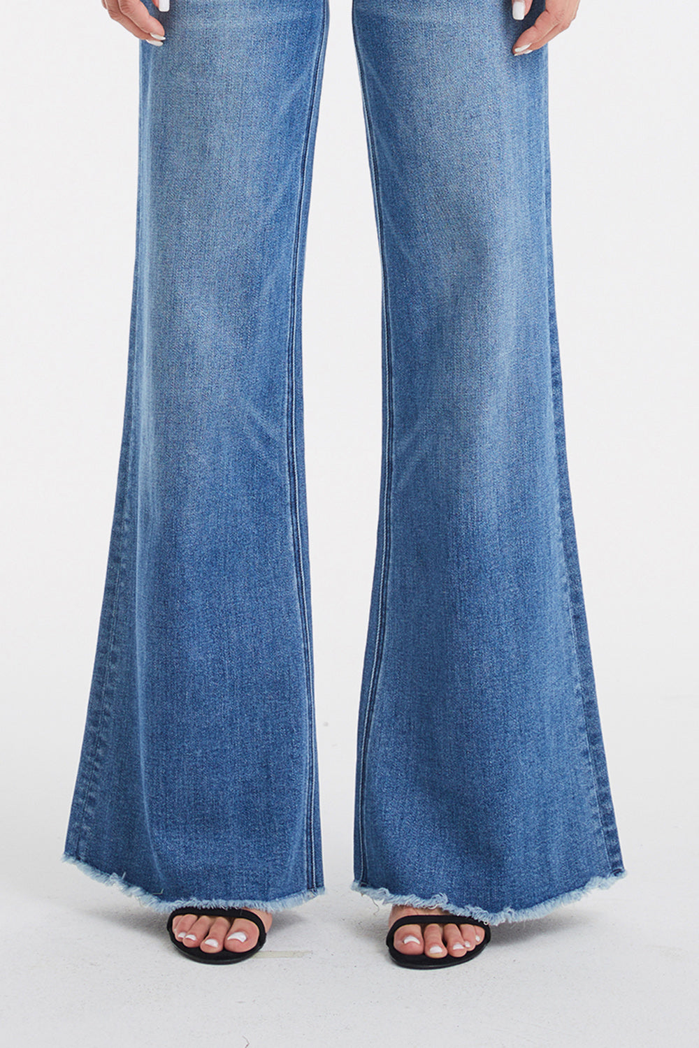 RawEdge Wide Leg Jeans