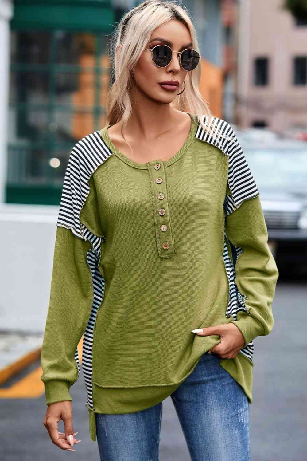 Inside Out Seamed Sweatshirt