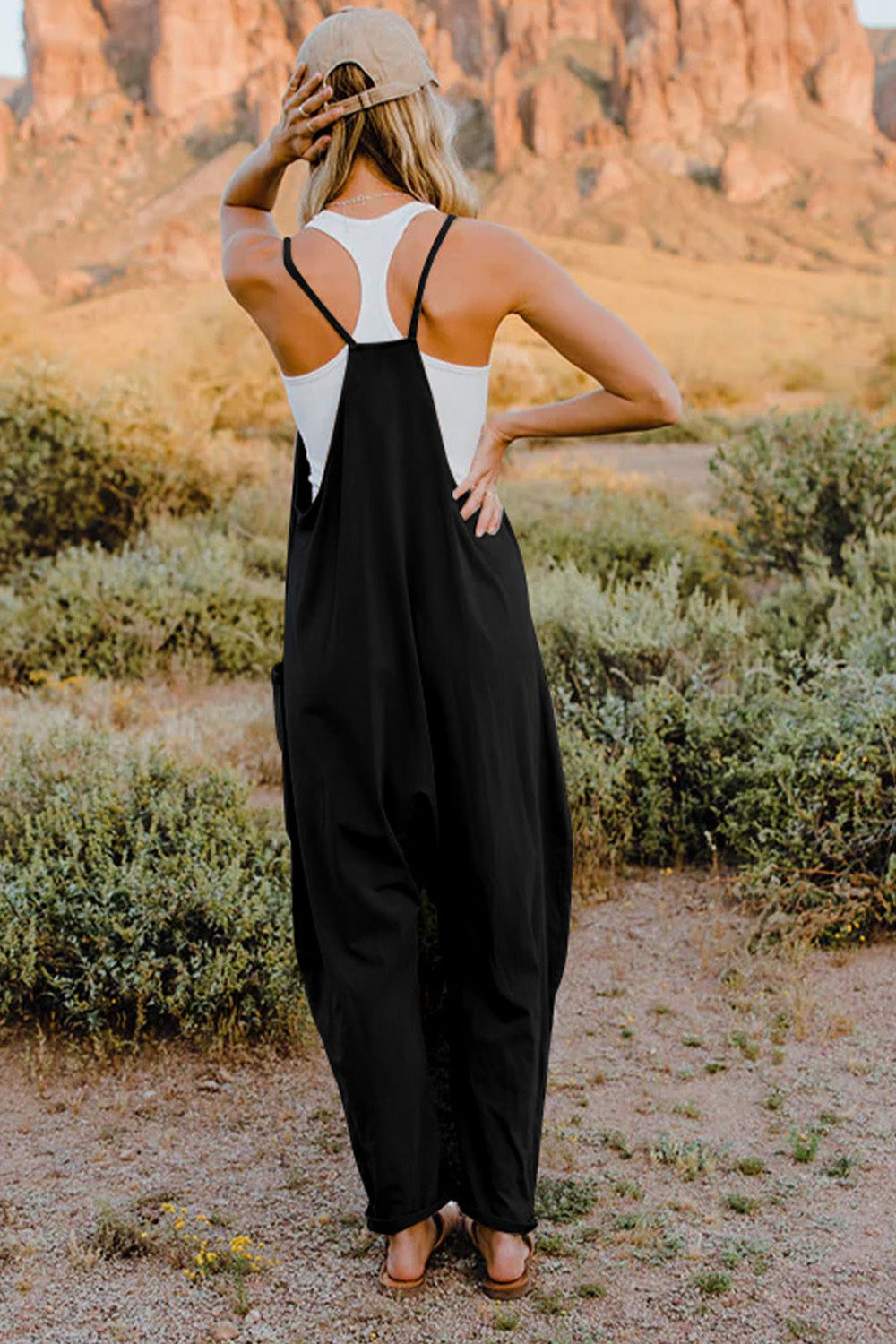 Double Take Sleeveless Jumpsuit