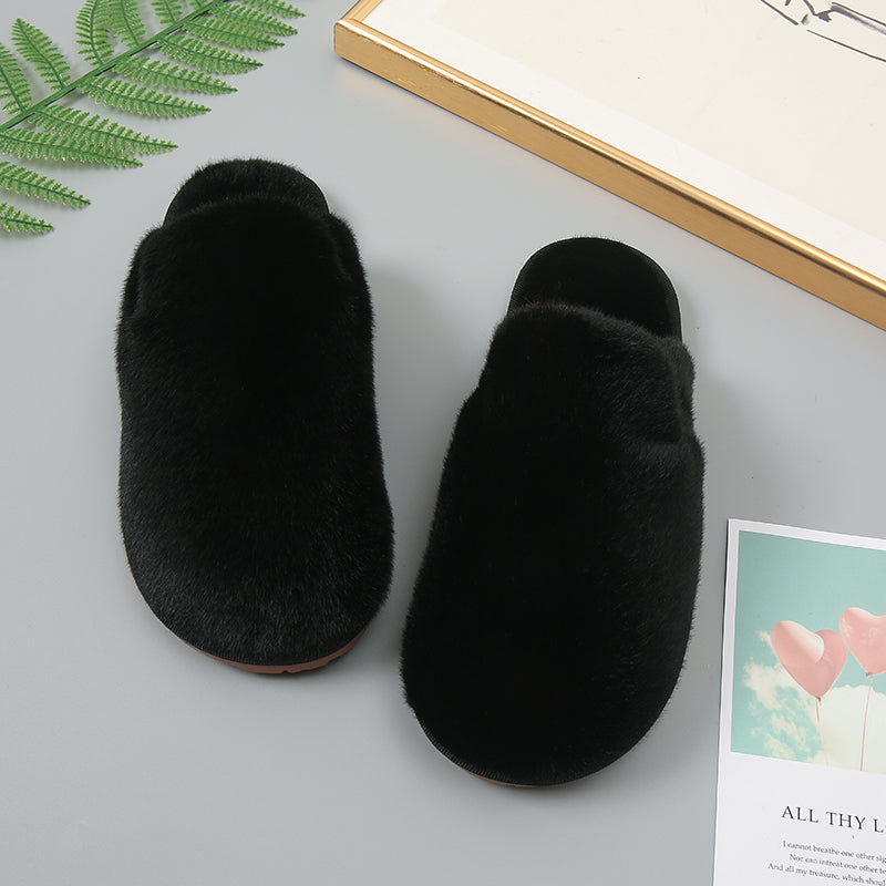 Fur Oxford Slippers