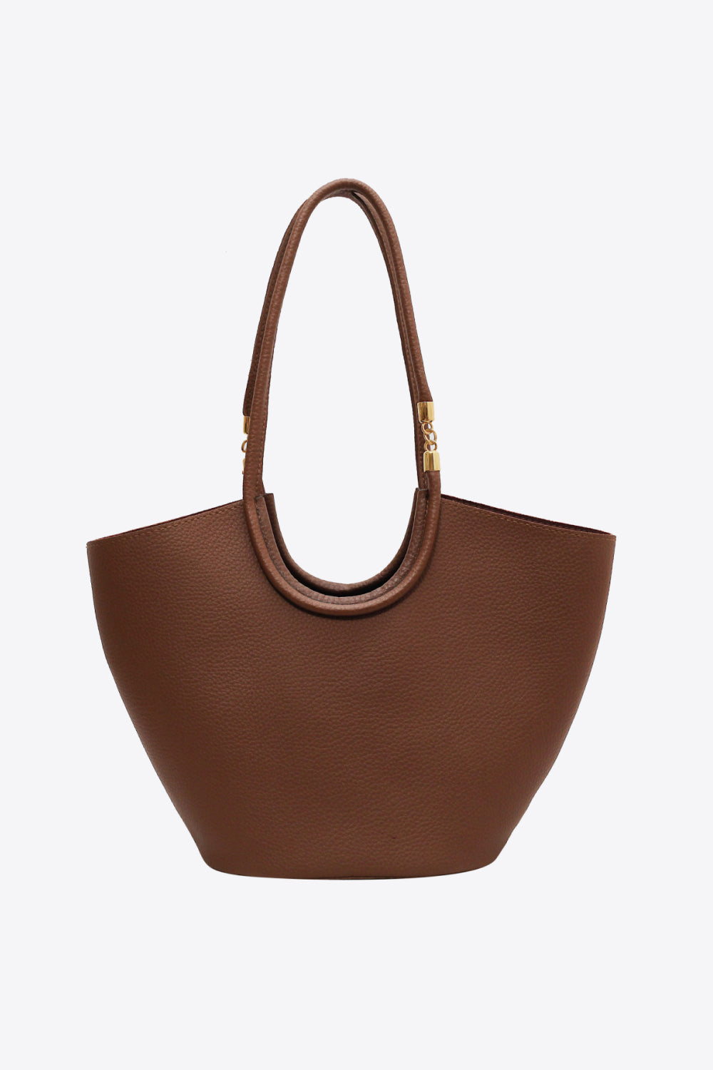 Leather Drawstring Handbag