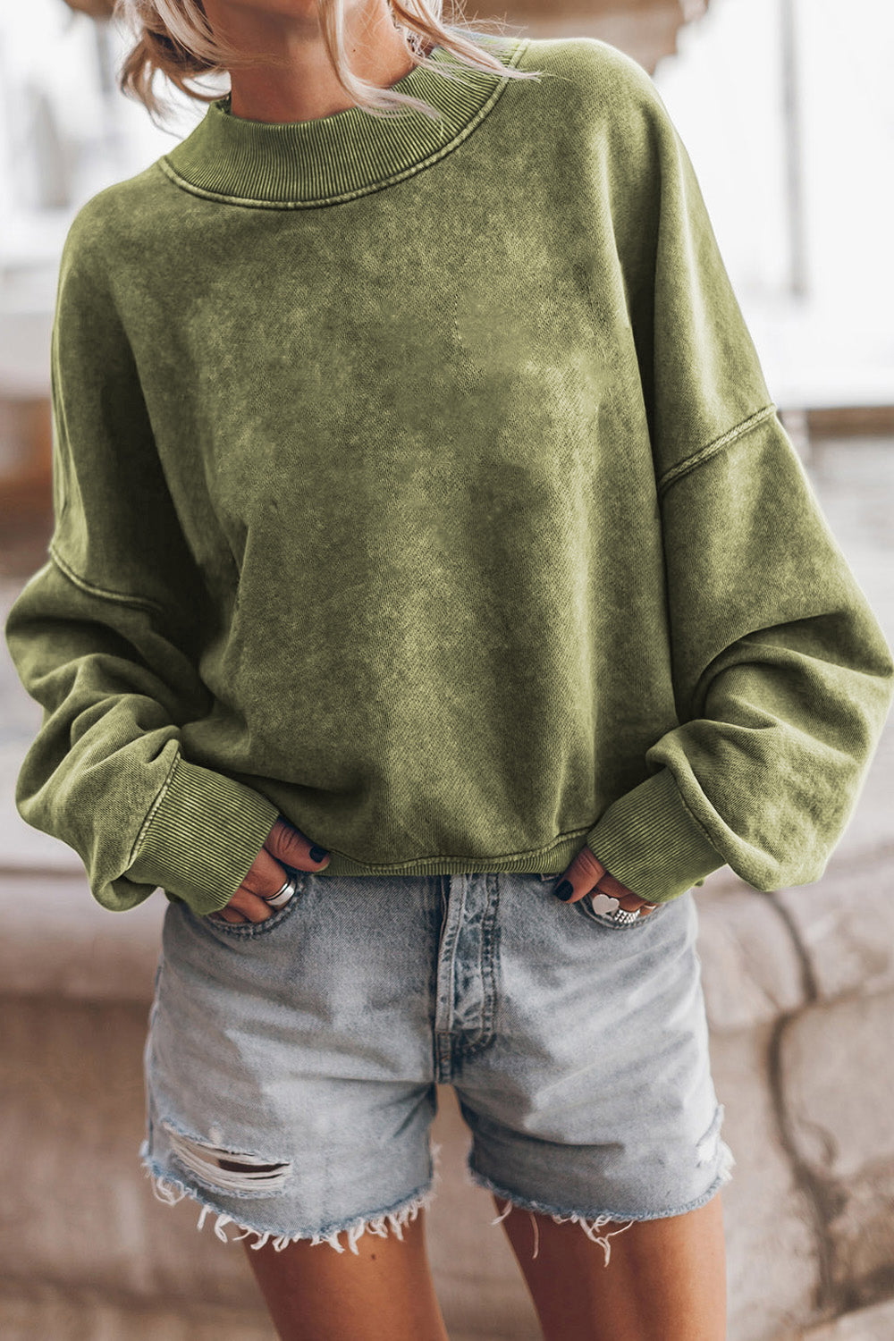 Dropped Shoulder Sweatshirt