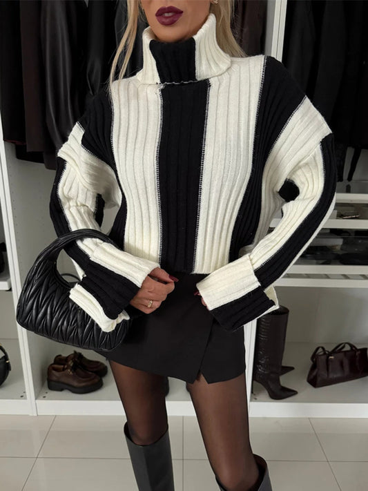 StripeHaven Turtleneck