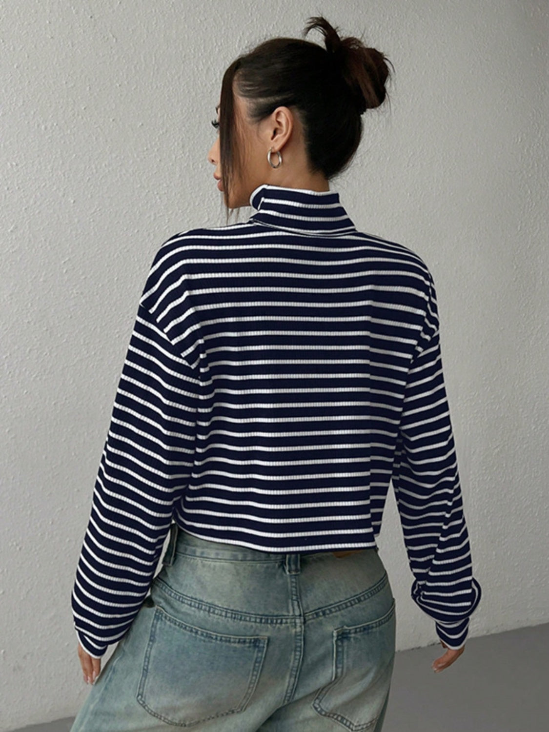 Endless Stripes Turtleneck