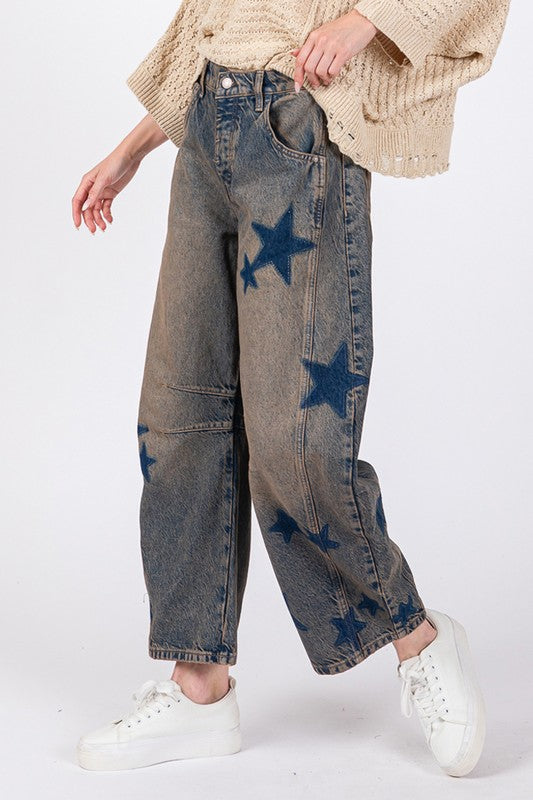 Starry Stride Jeans