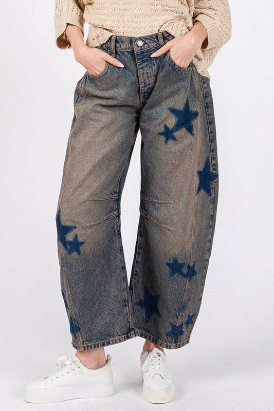 Starry Stride Jeans