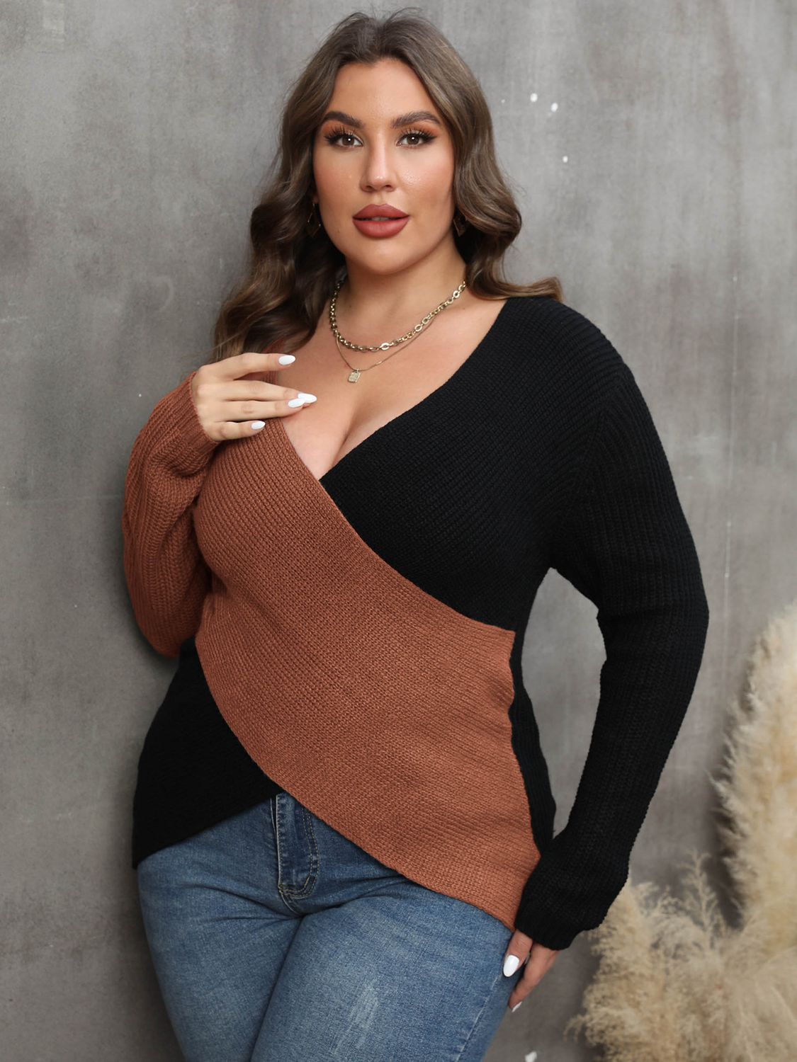 Plus Size Twist & Tone Sweater