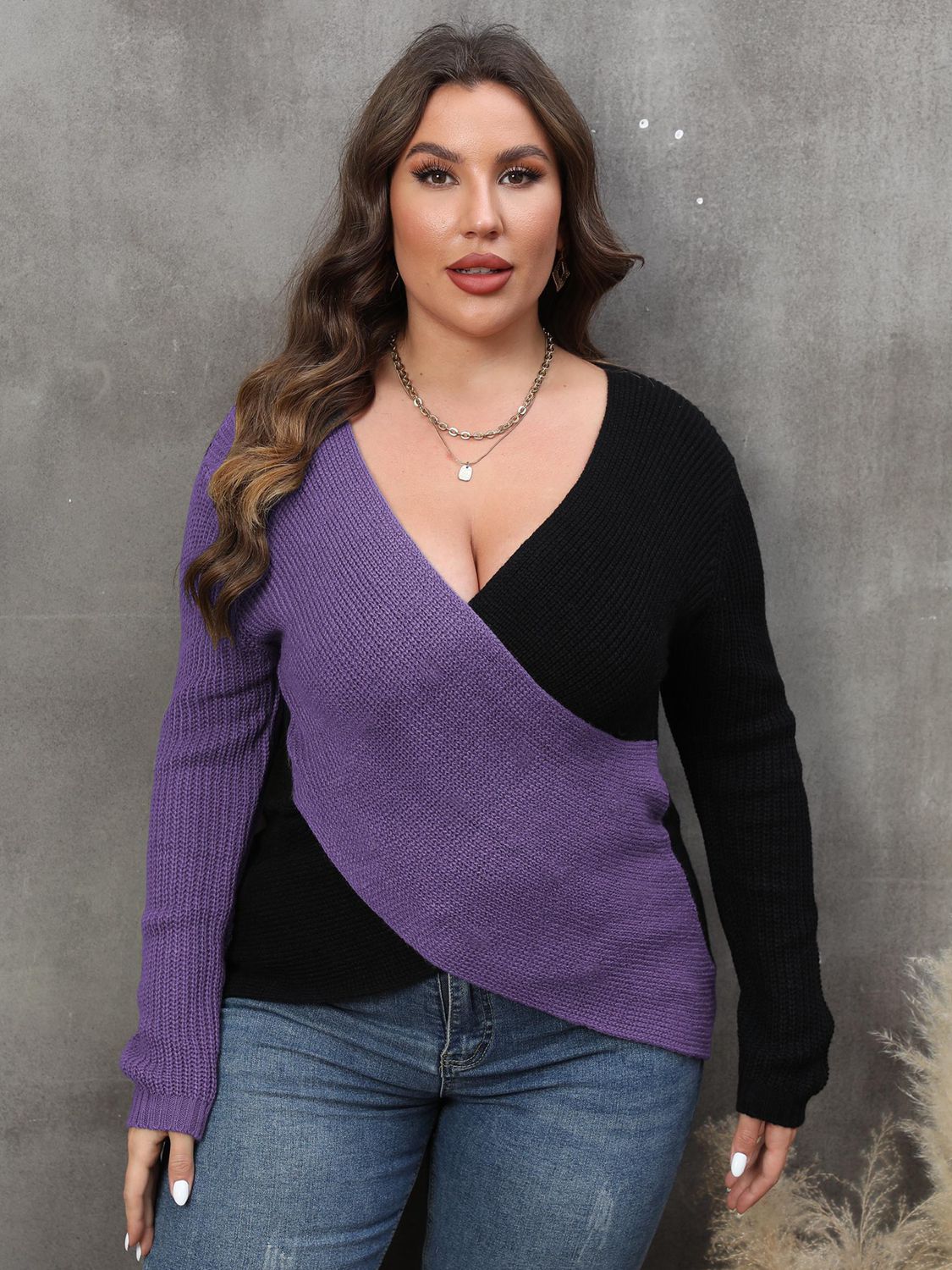 Plus Size Twist & Tone Sweater