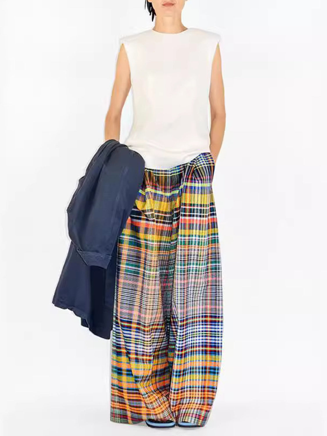 Plaid Vibes Palazzo Pants