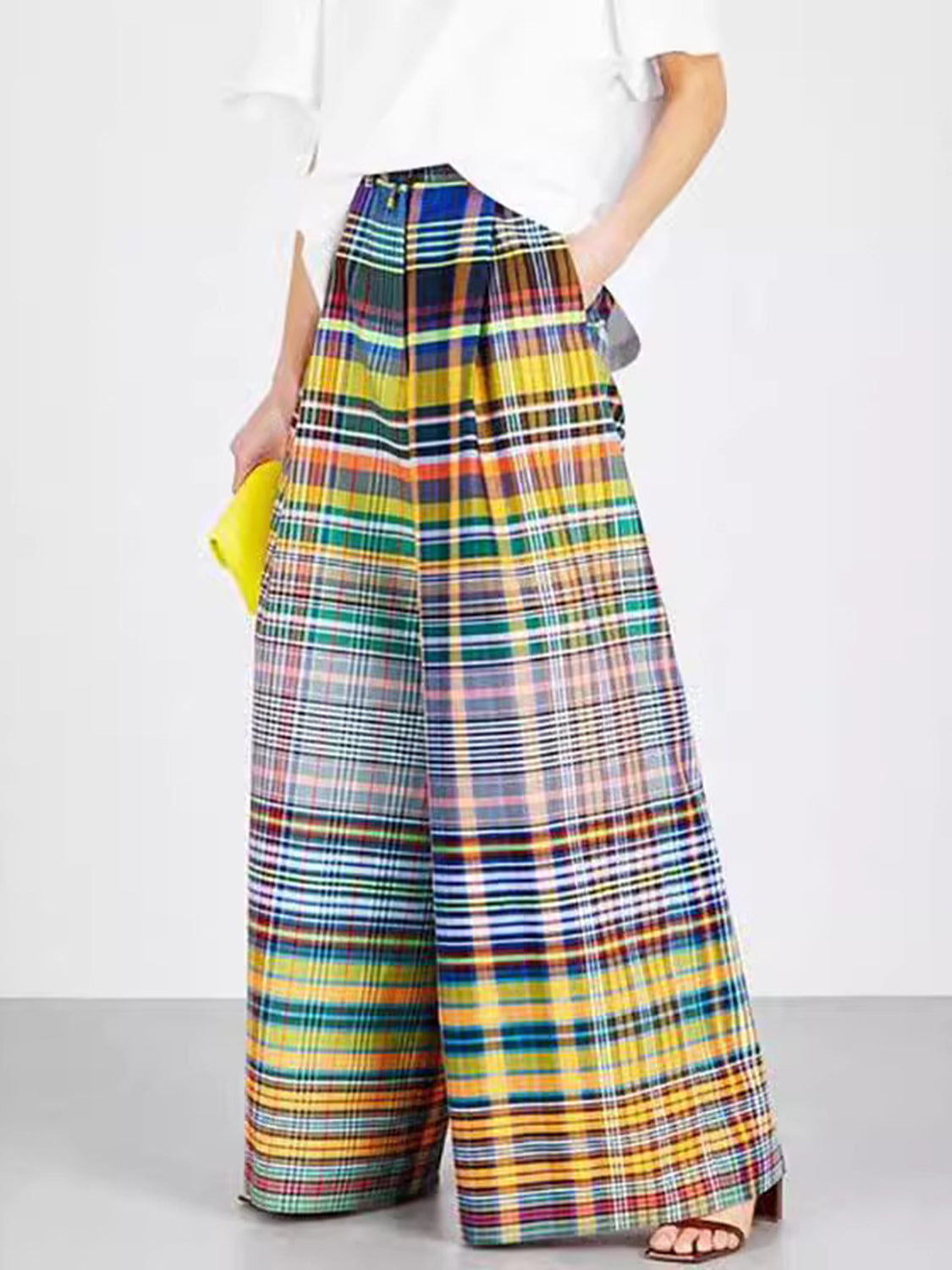 Plaid Vibes Palazzo Pants