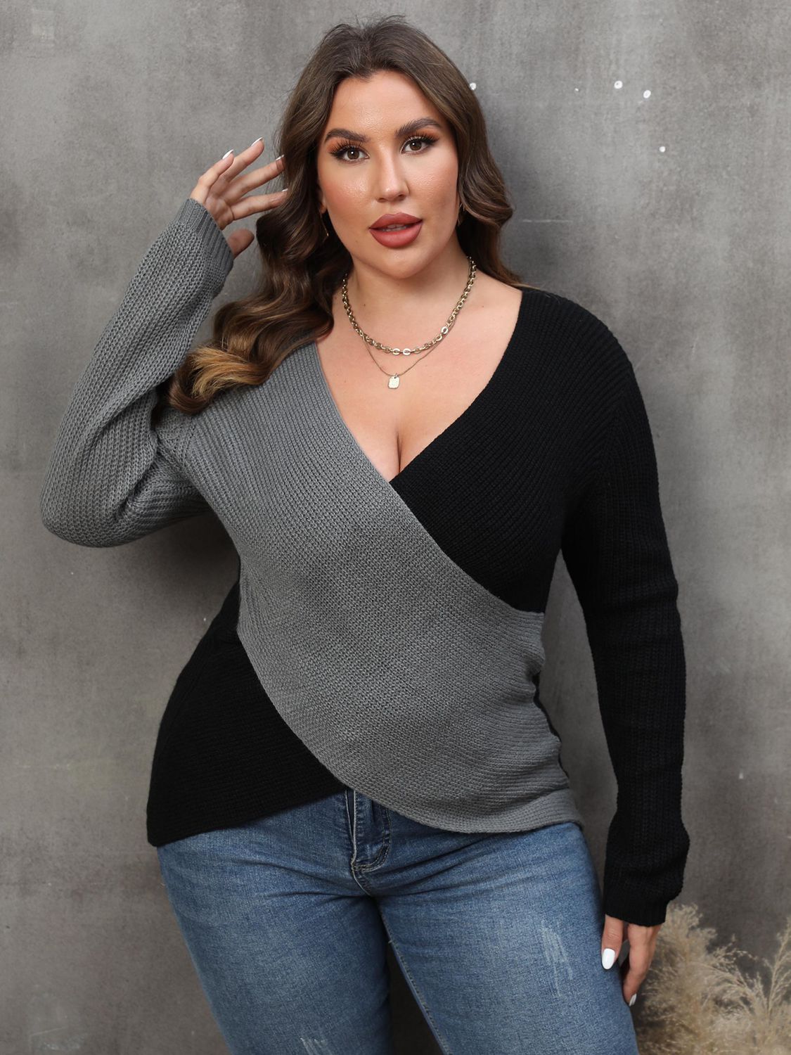 Plus Size Twist & Tone Sweater