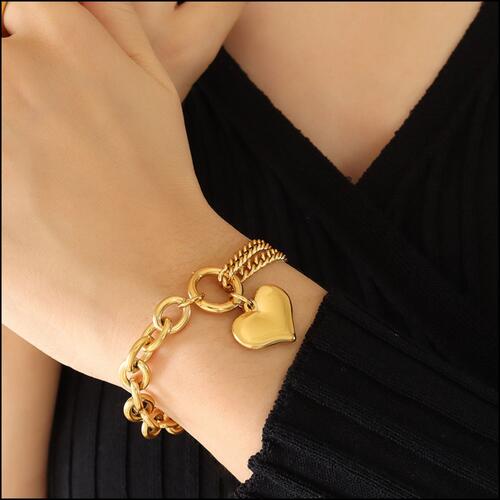 HeartLink Chain Bracelet