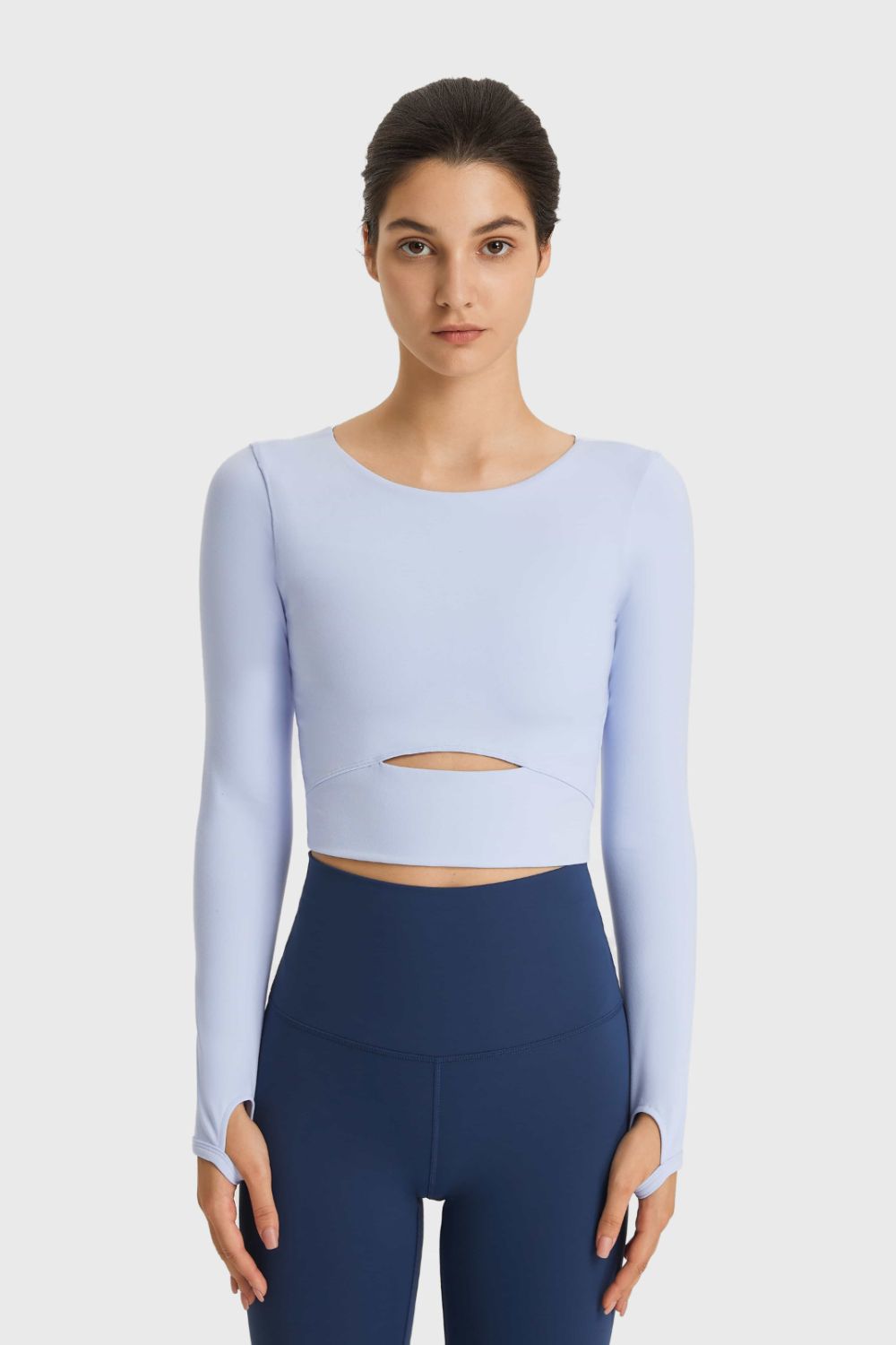 Cutout Cropped Sports Top