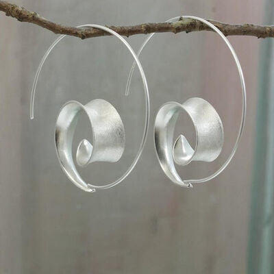 SpiralGlam Hoop Earrings