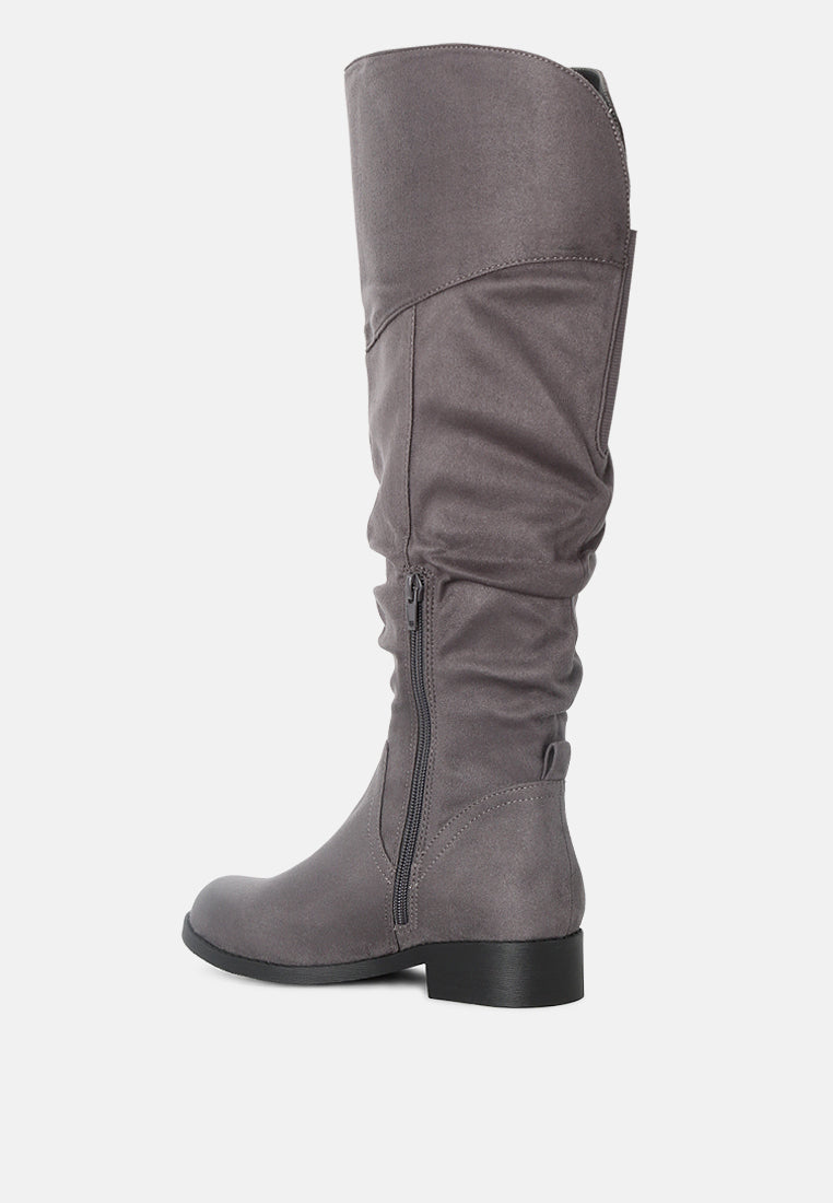 Slouchy Knee High Boots