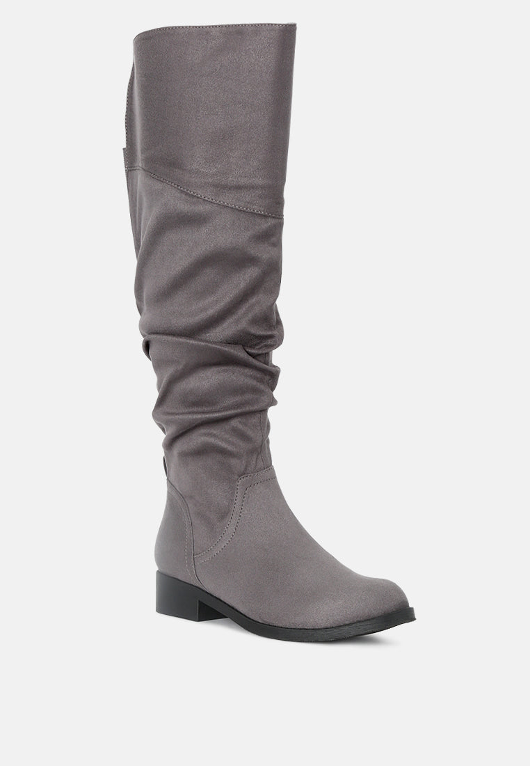 Slouchy Knee High Boots